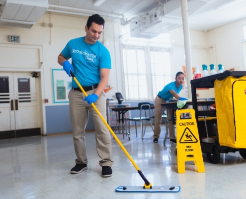 school cleaning by Servicemater Peterborough