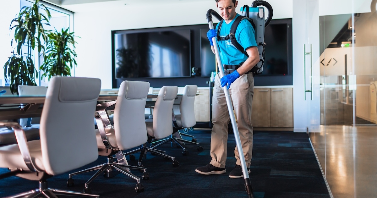 cleaning an office in Peterborough